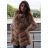 Winter jacket furskin with leather pockets warm artificial fur (s-4xl) AFASHION AF18048