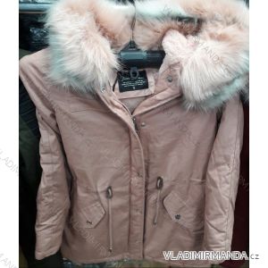 Winter Jacket with Leather Ladies (s-xxl) ITALIAN MODA 5508-1

