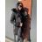 Winter coat with fur ladies quilted (sml-xl) MFASHION MF18S162
