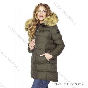Coat / winter vest quilted with fur women's oversized (42-44-46-48) MFASHION MF18M-15B