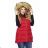 Coat / winter vest quilted with fur women's oversized (42-44-46-48) MFASHION MF18M-12A