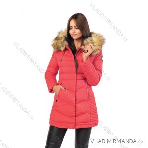 Winter coat with fur ladies quilted (sml-xl) MFASHION MF18M-14A