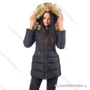 Winter jacket with fur lace quilted (sml-xl) MFASHION MF18M-201A