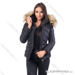 Winter jacket with fur quilted womens (sml-xl) MFASHION MF18M-210A