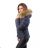 Winter jacket with fur quilted womens (sml-xl) MFASHION MF18M-210A