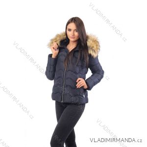 Winter jacket with fur quilted womens (sml-xl) MFASHION MF18M-206A