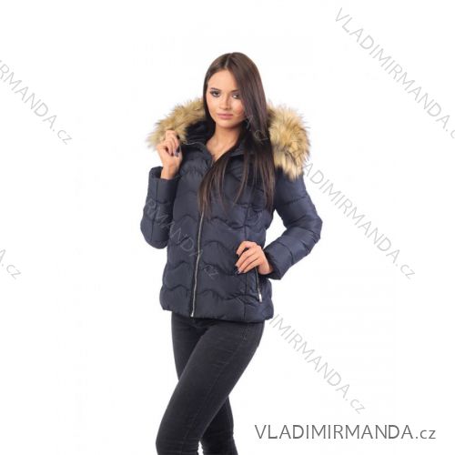 Winter jacket with fur quilted womens (sml-xl) MFASHION MF18M-206A