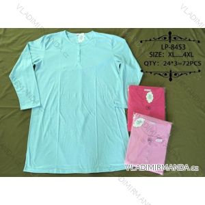 Ladies Night Long Sleeve Shirts (xl-4xl) N-FEEL LP-8453