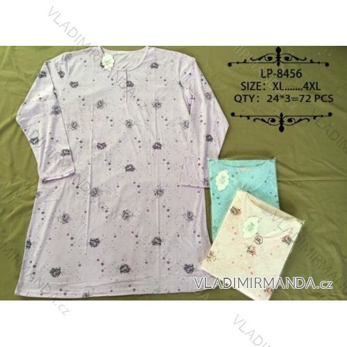 Nightwear Long Sleeve Long Sleeve (xl-4xl) N-FEEL LP-8456