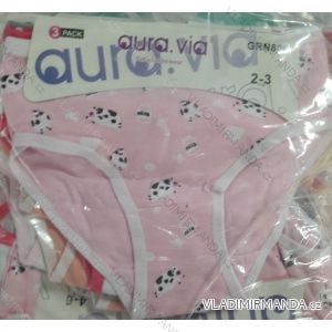 Pants 3pcs for children and adolescent girls (2-12 years old) AURA.VIA GRN806
