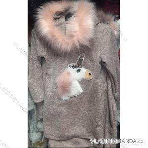 Dress / sweater warm long sleeve with unicorn baby girl puppy (4-16 years old) TURKEY MODA TM218172
