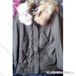 Coat fleece warm with fur (s-2xl) VOPSE IM618V2769
