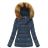 Winter jacket jacket with ladies' fur (s-xxl) S-WEST FASHION B1032-30