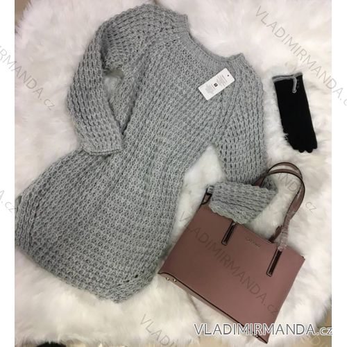 Sweater warm elongated all dress womens (uni sl) ITALIAN Fashion IM718345
