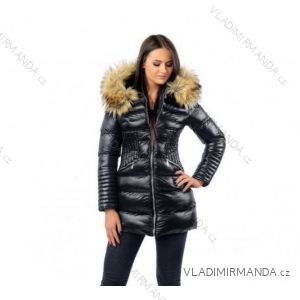 Winter coat with fur ladies quilted (sml-xl) MFASHION MF18M-201
