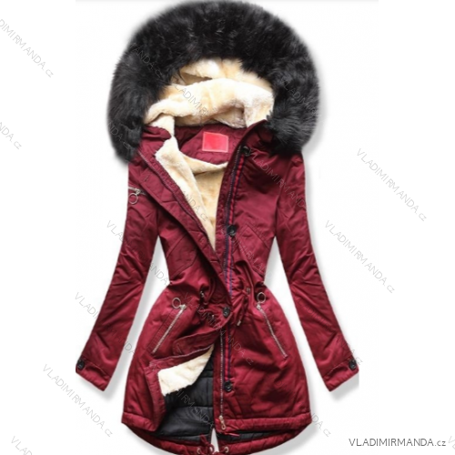 LHD-PO-307 Women's Lady's Coat with Leather LHD Fashion (s-xl)
