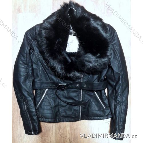 Leather jacket with fur women's (s-xxl) DD STYLE MA118K63-1