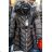 Coat satin winter with fur (s-xxl) ITALIAN MODA MA118D-038C
