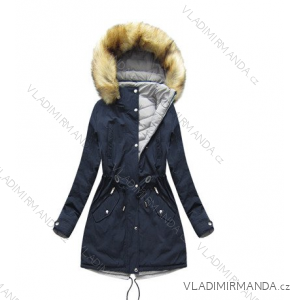 Women's coat warm coat with fur two-sided mhm fashion (s-2xl) LEU18B1069W211
