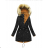 Women's coat warm coat with fur two-sided mhm fashion (s-2xl) LEU18B1069W211
