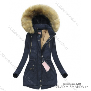 Women's warm coat with fur mhm fashion (s-2xl) LEU18B1030W124
