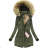 Women's warm coat with fur mhm fashion (s-2xl) LEU18B1030W124
