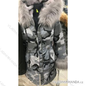 Women's jacket warm coat with fur coat mhm fashion (xs-xl) LEU18B1302
