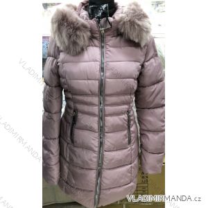 Coat jacket women's warm with fur s-west fashion (s-2xl) LEU18B1052
