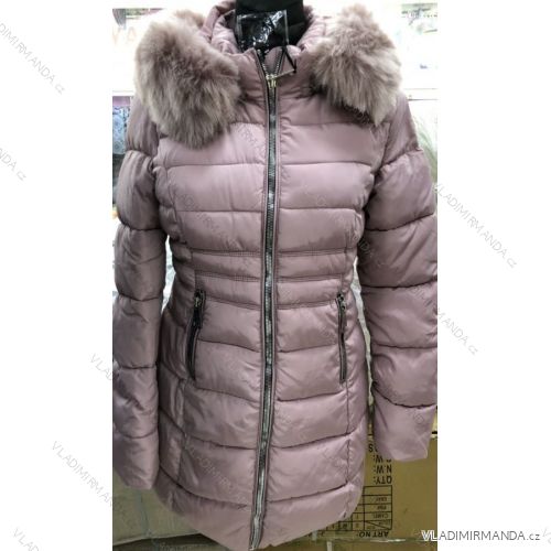 Coat jacket women's warm with fur s-west fashion (s-2xl) LEU18B1052
