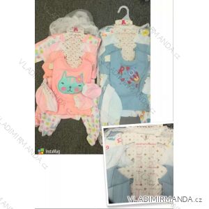 Set of body, hat, tracksuit, bib, overal, t-shirt for girls and boys (3-9 months) AODA AOD18004