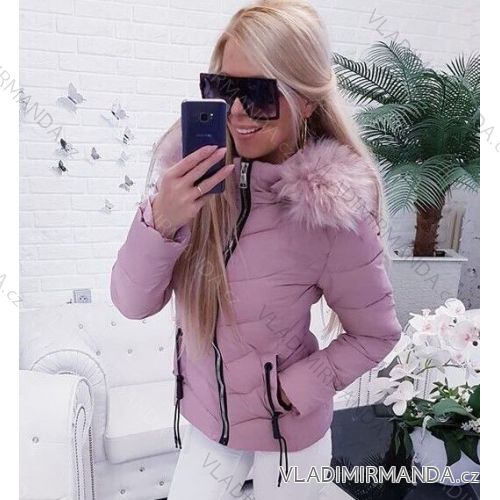 Winter stitched jacket with fur (s-xxl) POLAND GAR18013
