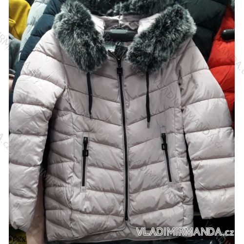 Winter sock jacket with fur (s-xxl) S-WEST FASHION B1039-30
