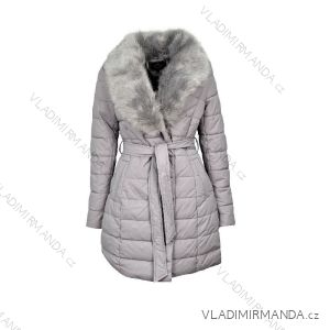 Ladies jacket warm furry with fur (s-2xl) POLAND LEU18-10H5527
