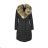 Ladies jacket warm furry with fur (s-2xl) POLAND LEU18-10H5528
