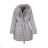 Ladies jacket warm furry with fur (3xl-6xl) POLAND LEU18-10H5527BIG

