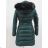 Ladies jacket warm furry with fur (s-2xl) POLAND LEU18-10H5515
