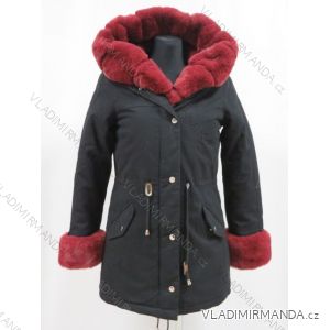 Women's jacket / park warm with fur (s-xl) POLAND LEU18-10H5513A
