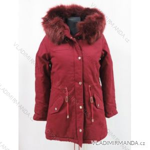 Women's jacket / park warm with fur (s-2xl) POLAND LEU18-10H5507
