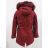 Women's jacket / park warm with fur (s-2xl) POLAND LEU18-10H5507
