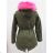 Women's jacket / park warm with fur (s-2xl) LIEBLANT LEU18-1210H5501

