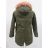 Jacket / park women warm with fur (s-2xl) LIEBLANT LEU18-1210H5512
