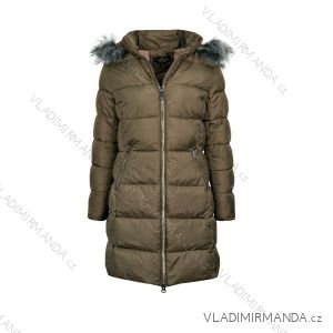 Jacket / coat ladies warm quilted with fur (s-2xl) LIBLAND LEU18-10H7701

