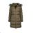Jacket / coat ladies warm quilted with fur (s-2xl) LIBLAND LEU18-10H7701
