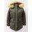 Ladies jacket warm with quilted oversized fur (l-4xl) LIBLAND LEU18-10H70557
