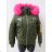 Ladies jacket warm with fur (s-2xl) LIBLAND LEU18-10H70676
