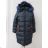 Jacket / coat ladies warm quilted with fur (s-2xl) LIBLAND LEU18-10H70525
