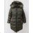 Jacket / coat ladies warm quilted with fur (s-2xl) LIBLAND LEU18-10H70525

