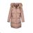 Women's jacket warm quilted (3xl-7xl) LIBLAND LEU18-BIG7752
