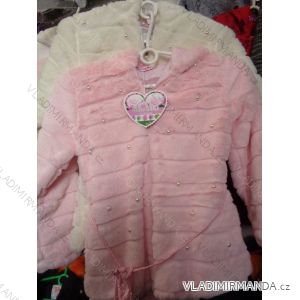 Sweatshirt- warm jacket for children and adolescent girls (116-146) GLASS BEAR MA418HZ-8409
