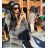 Winter jacket furskin with leather pockets warm artificial fur (s-4xl) AFASHION AF18048 black S
